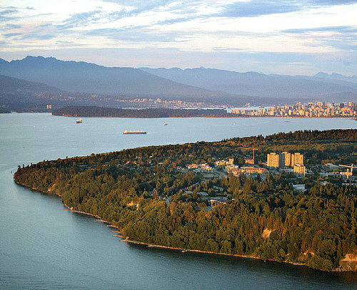 ubc aerial view